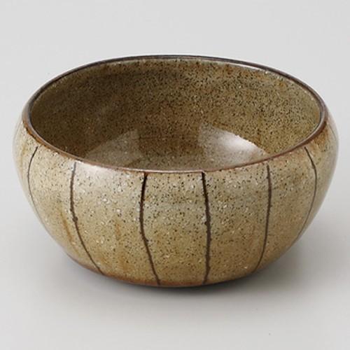 ☆ 小鉢 窯変くくり（茶） ボール（大） [ 10.5 x 5cm 207g ] | 和食器