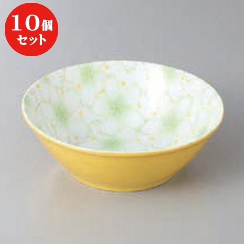 10個セット ☆ 中鉢 ☆黄吹さくら１４.５cmボール グリーン [ 14.6 x 5cm ] | 中鉢 和食器 洋食器 おしゃれ 業務用
