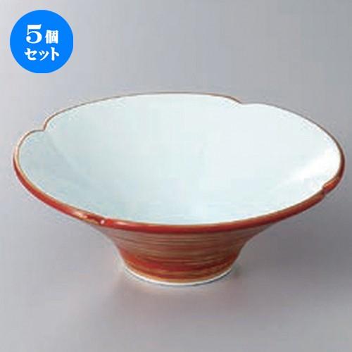 5個セット ☆ 小鉢 ☆赤巻き金渦朝顔小鉢 [ 12.5 x 4.6cm ]  | 小鉢 和食器 洋食器 おしゃれ 業務用