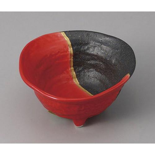 小鉢 金線赤黒三つ足小鉢 [11 x 5.5cm] | 和食器 洋食器 おしゃれ 業務