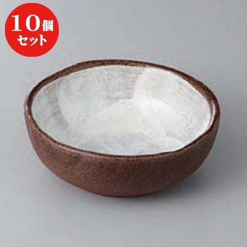 10個セット ☆ 組小鉢 ☆備前志野丸鉢４.０ [ 12.2 x 4.3cm ]  | 小鉢 和食器 洋食器 おしゃれ 業務用
