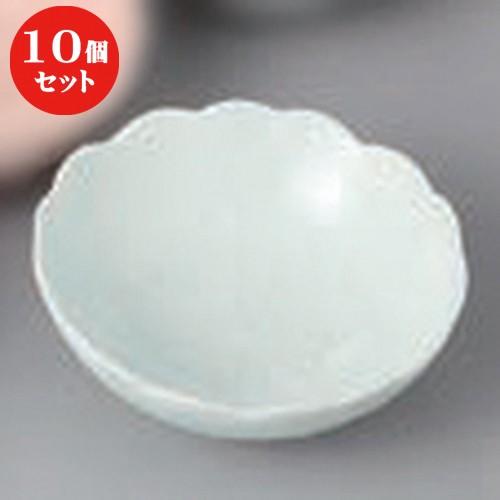 10個セット ☆ 珍味 ☆有田焼さくらコツケ(青磁) [ 8.5 x 3cm 50cc ] 【 料亭 旅館 和食器 飲食店 業務用 】