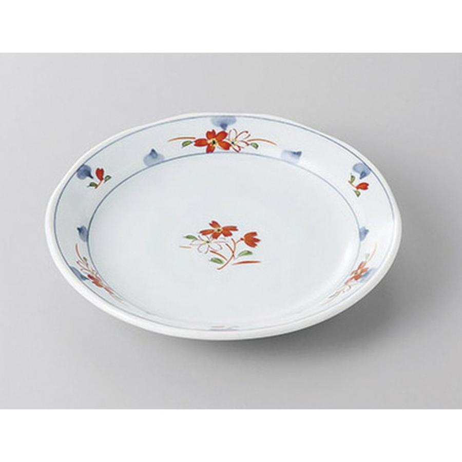 和食器 組皿 / 赤絵野々花5.0皿 寸法:16.5 x 2.4cm : せともの本舗