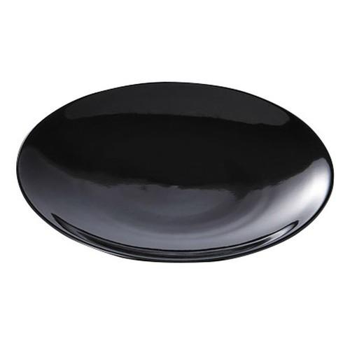 ☆ 丸盛皿 ☆黒釉１３号丸皿 [ 42 x 5cm ] | 盛皿 大皿 和食器 洋食器 おしゃれ 業務用