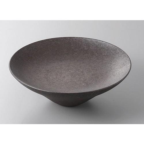 丸盛皿 炭化スタンドプレート平(L) [26 x 9.3cm] | 盛皿 大皿 和食器 洋食器 おしゃれ 業務用
