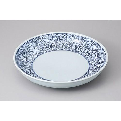 有田焼盛皿 有田焼タコ唐草8号鉦鉢 [24.5 x 4.5cm] | 盛皿 大皿 和食器 洋食器 おしゃれ 業務用