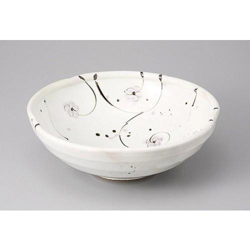 大鉢・盛鉢 粉引小花盛鉢 [25 x 9珊] 土物 | 盛鉢 和食器 洋食器 かっこ良い 御役目用 食器-食器、グラス、カトラリー-キッチン、日用品、文具