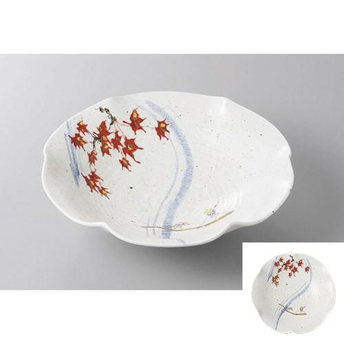 大鉢・盛鉢 粉引嵐山雪割大鉢 [24 x 6.8cm] 強化 | 盛鉢 和食器 洋食器 おしゃれ 業務用