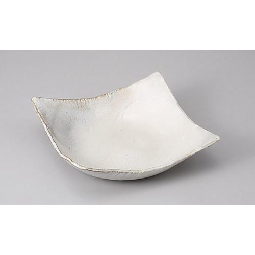 変形盛鉢 粉引正角鉢(大) [20 x 19.8 6.8cm] 土物 | 盛鉢 和食器 洋食