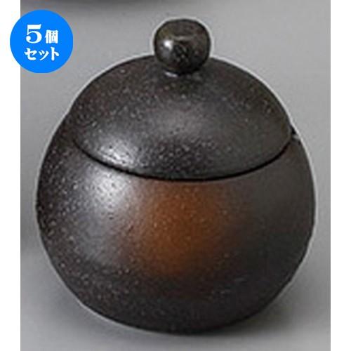 5個セット☆ カスター ☆備前薬味入 [ 5.4 x 5.6cm ] 【 居酒屋 定食屋 和食器 飲食店 業務用 】