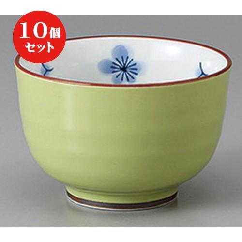 10個仕掛ける ☆ 有田千茶 ☆有田焼緑彩幸梅仙茶 [ 8 x 5.5珊 150竓 ] 【 小料理屋 はたご屋 和食器 飲食店 御役目用 】 湯飲み-キッチン、日用品、文具-食器、グラス、カトラリー