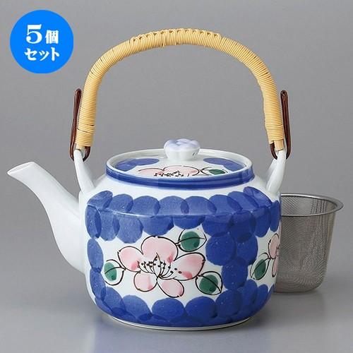 5個仕掛ける☆ 有田土瓶 ☆新山茶花８号土瓶(U意中の女付) [ 21.5 x 15.5 x 14珊 1600竓 ] 【 小料理屋 はたご屋 和食器 飲食店 御役目用 】 食器、グラス、カトラリー-キッチン、日用品、文具-鉢、ボウル