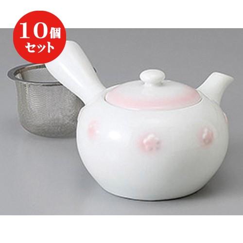 10個セット ☆ 急須 ☆紅梅急須 [ 350cc ] 【 料亭 旅館 和食器 飲食店 業務用 】
