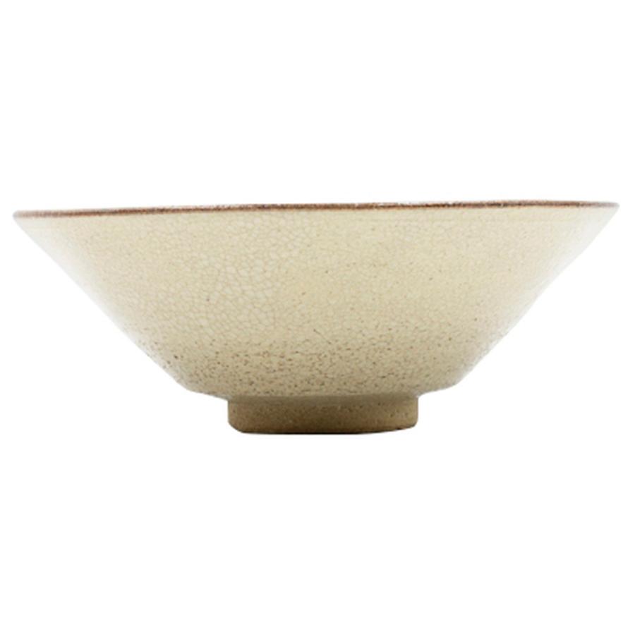茶道具 抹茶茶碗 / 唐津平茶碗（鉄山作） 化粧箱入 寸法:15.5×6cm 220g 