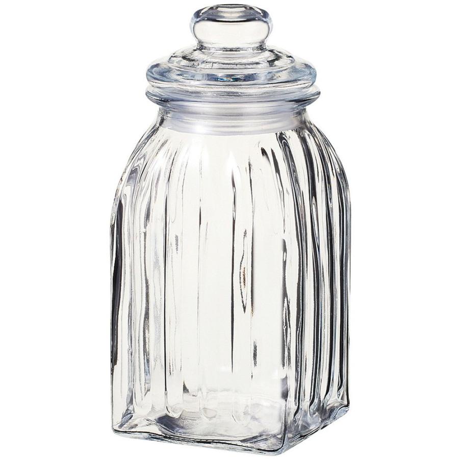 スレンダージャー M 100 X 100 X H230mm 1500ml キャニスター ボトル 保存容器 ガラス カフェ 飲食店 おしゃれ 業務用 Nmc Qv 5666 せともの本舗 通販 Yahoo ショッピング