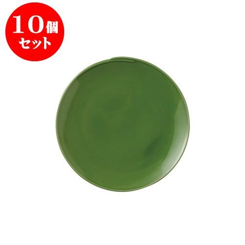 10個セット en 19プレート 松葉（まつば） [直径195 X 20mm] [約295g] 飲食店 業務用 カフェ レストラン ホテル シンプル 洋食器 ギフト