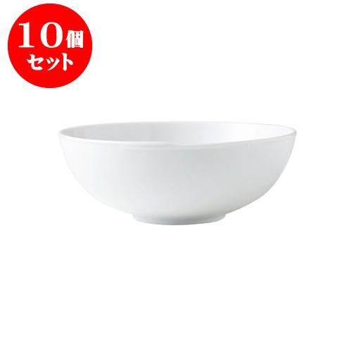 10個セット en 18ボール 白 [直径185 X 68mm] [約440g] 飲食店 業務用 カフェ レストラン ホテル シンプル 洋食器 ギフト