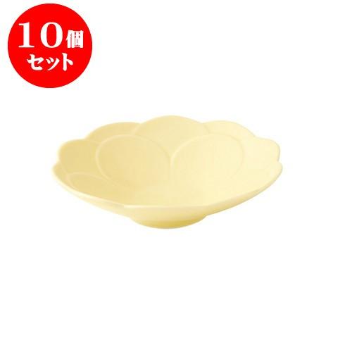 10個セット コトハナ 16花鉢 天竺牡丹 薄黄 [直径157 X 35mm] [約220g] 飲食店 業務用 カフェ レストラン ホテル シンプル 洋食器 ギフト