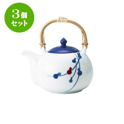 3個セット fu-cu-be 土瓶 染付六ッ瓢 [145 X 115 X h145mm] [約335g][約450cc] 飲食店 業務用 カフェ レストラン ホテル シンプル 洋食器 ギフト