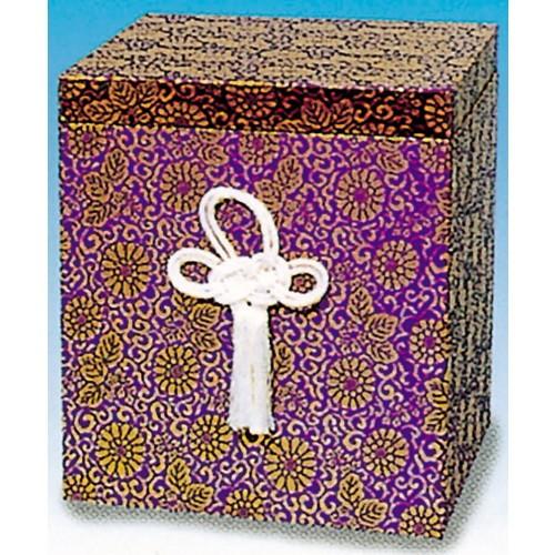 骨箱 ヌキナシ箱（紫） 7寸 [7寸壷用] 仏具 神具 供養 お墓 仏壇 お盆 お彼岸