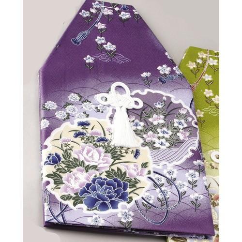 骨覆 友禅覆(紫) 7寸骨壷用 [7寸骨壷用]  | 仏具 神具 供養 お墓 仏壇 お盆 お彼岸