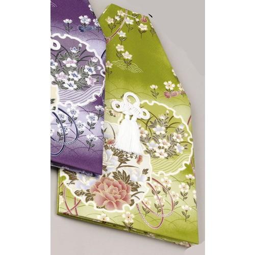 骨覆 友禅覆(緑) 7寸骨壷用 [7寸骨壷用]  | 仏具 神具 供養 お墓 仏壇 お盆 お彼岸