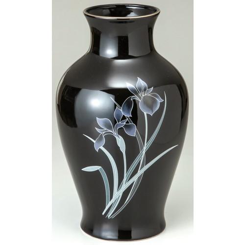 花瓶 黒アヤメ 10号 10号 仏具 神具 供養 お墓 仏壇 お盆 お彼岸 Sk 10 せともの本舗 通販 Yahoo ショッピング