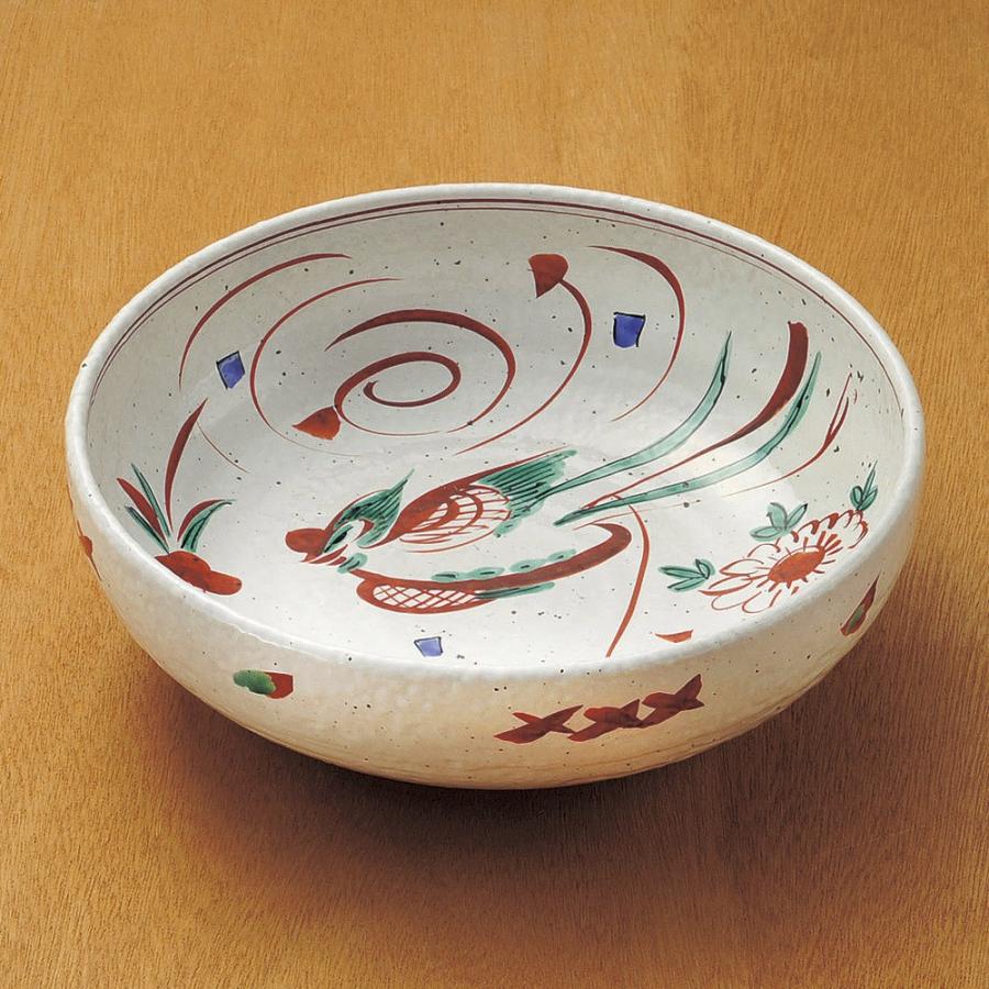 大鉢 花鳥粉引8.0盛鉢 [ 25 x 7.5cm ] | 盛鉢 和食器 洋食器 おしゃれ 業務用