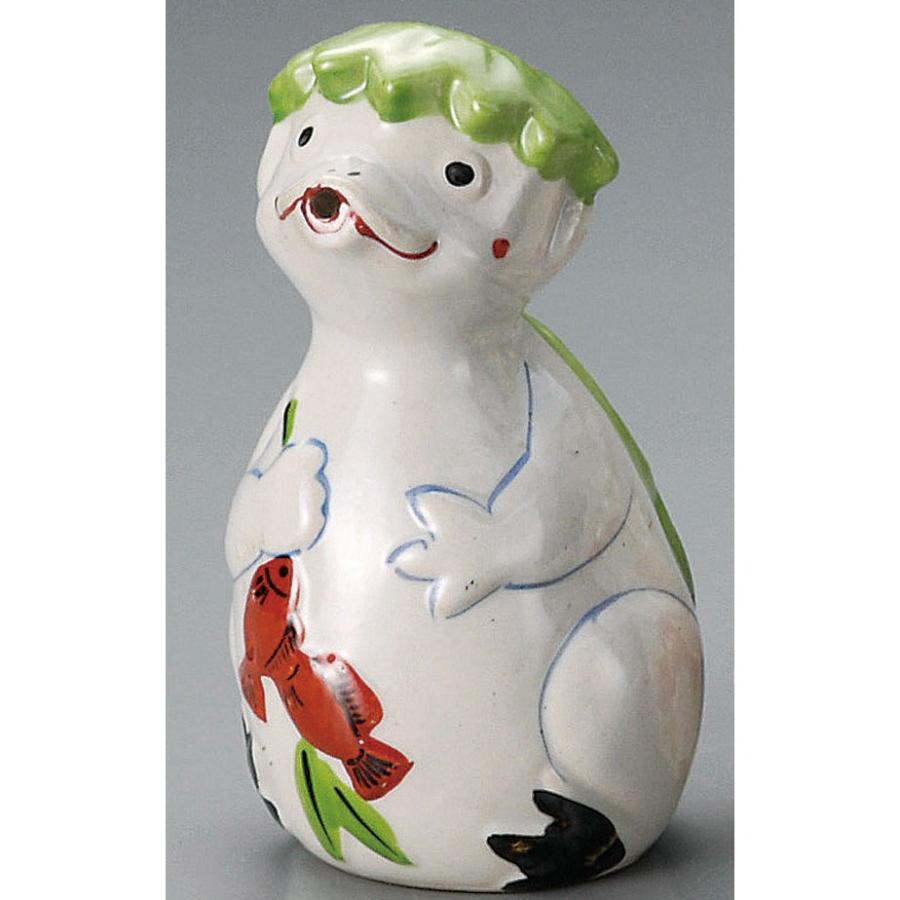 河童の焼物 酒器 河童2号徳利 [ 8.8 x 17cm 320cc ] 料亭 旅館 和食器 飲食店 業務