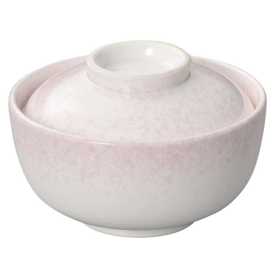 和食 円菓子碗   ピンク吹円菓子碗 寸法: 11.5 x 7.8cm 374g