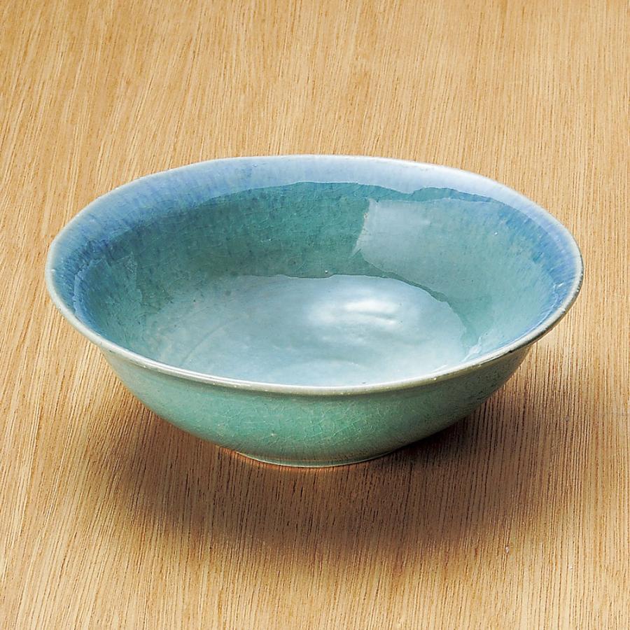 大鉢 トルコブルー7.3ボール（信楽焼） [ 22 x 7cm ] | 中鉢 和食器
