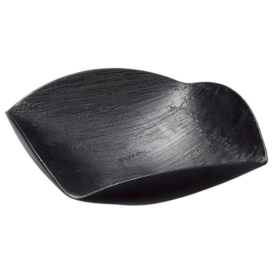和食 大鉢 / 黒釉10.0櫛目角鉢(信楽焼) 大きさ: 30 x 30 x 10.7珊 1570g | 大鉢 盛鉢 和食器 洋食器 かっこ良い 御役目用 鉢、ボウル-キッチン、日用品、文具