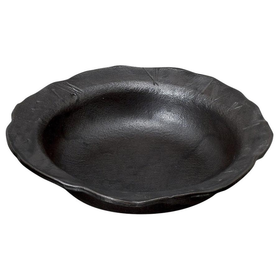 和食器 すきやき鍋 / 黒土すき焼鍋(信楽焼) 寸法: 28 x 6cm 900g : せ