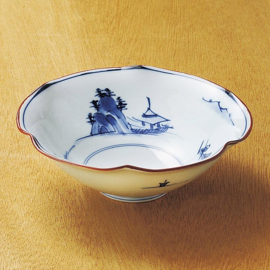 向付 洸琳山水 なぶり平小鉢（有田焼） [ 15 x 5cm ] 料亭 旅館 和食器