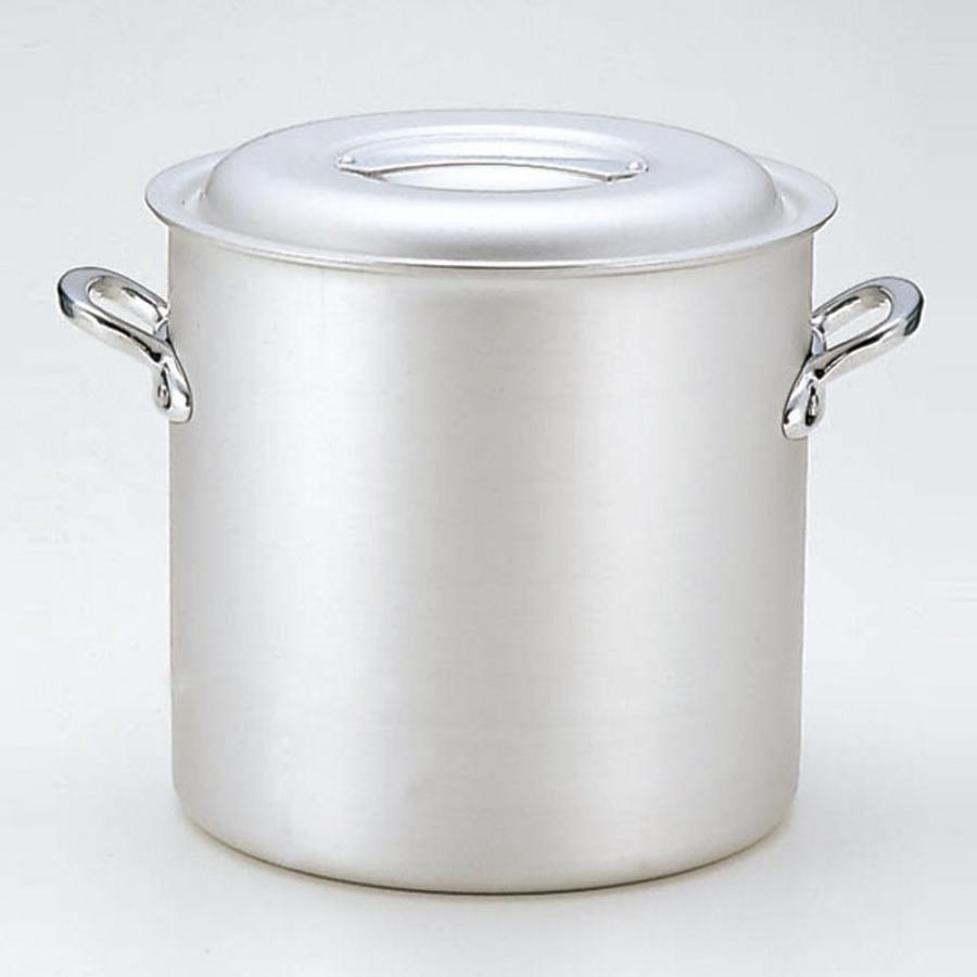 厨房用品 マイスターアルミ寸胴鍋（アルマイト仕上げ） [ 42cm 42 x 42cm 57Ｌ ] 料亭 旅館 和食器 飲食店 業務用