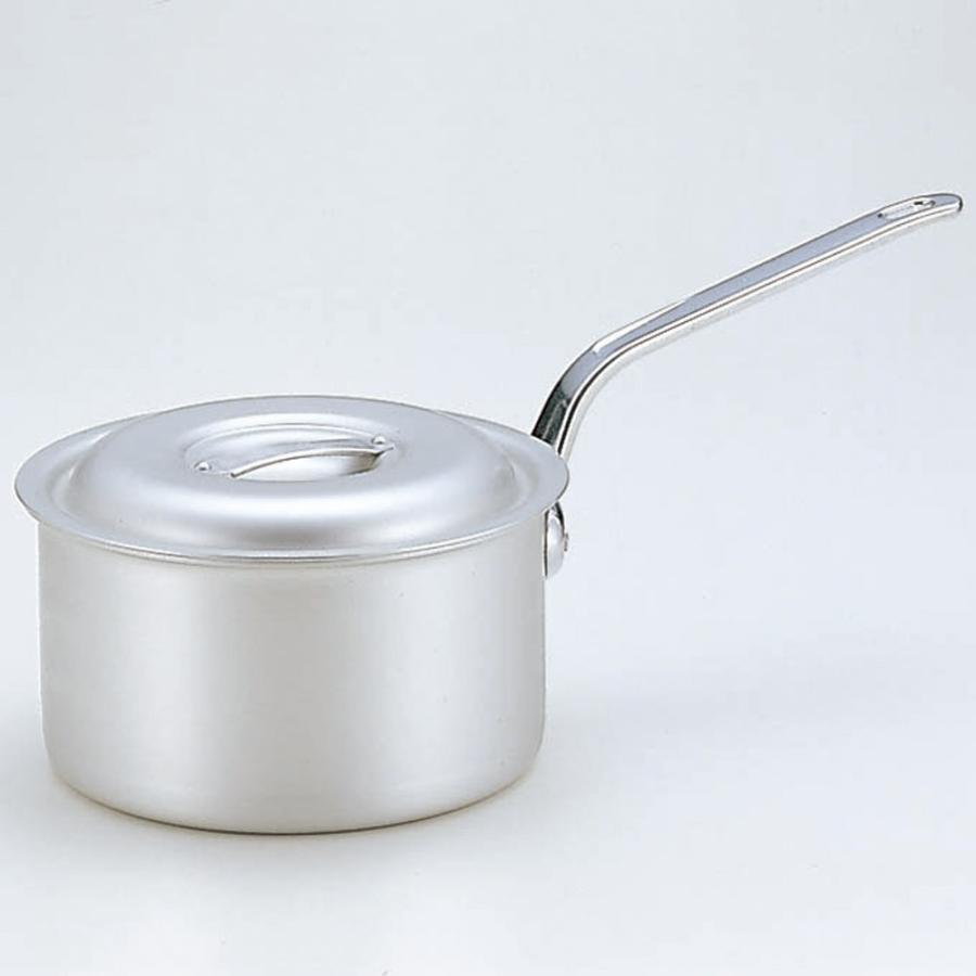 厨房用品 マイスターアルミ深型片手鍋（アルマイト仕上げ） [ 15cm ・ 15 x 9cm 1.6Ｌ ] 料亭 旅館 和食器 飲食店 業務用