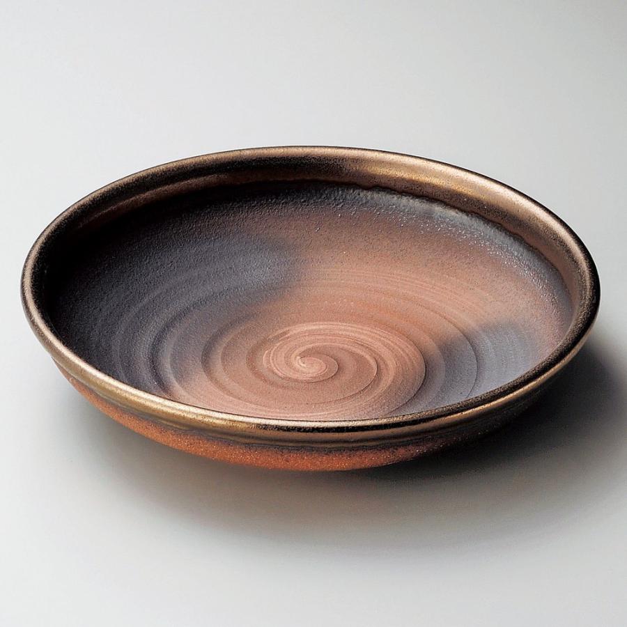 ☆ 萬古焼大皿 ☆ 金彩10号盛鉢 [ φ29.5 x 6cm ] | 盛鉢 和食器 洋食器 おしゃれ 業務用