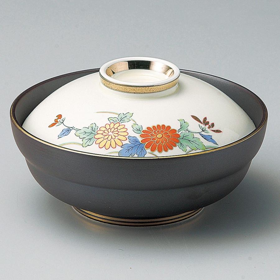 ☆ 蓋向 ☆ 友禅菊蓋向 [ φ14.3 x 8cm ] 【 料亭 旅館 和食器 飲食店 業務用 】