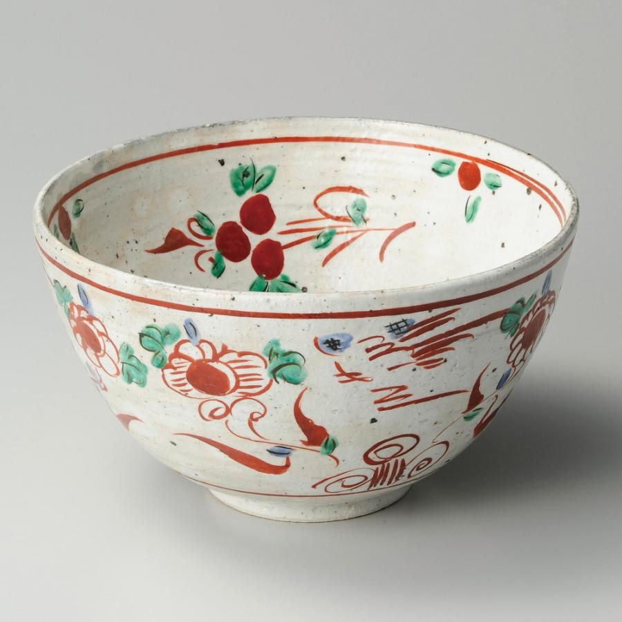 ☆ 大鉢 ☆ 赤絵花特大反鉢 [ φ30 x 17珊 ]| 大鉢 盛鉢 和食器 洋食器 かっこ良い 御役目用 キッチン、日用品、文具-鉢、ボウル-食器