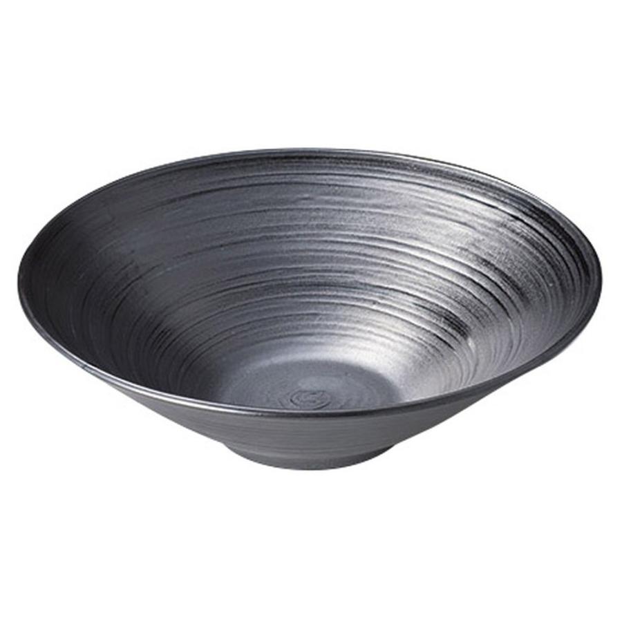 和食器 盛鉢 / 刷毛巻銀彩9.0反丼 寸法: φ27 x 9cm | 盛鉢 和食器 洋食器 おしゃれ 業務用