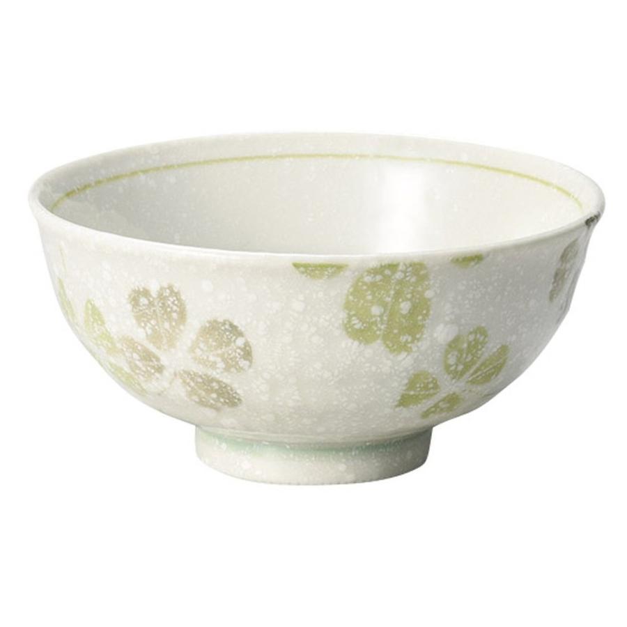 同梱不可 和食器 飯碗 クローバー 茶碗 グリーン 寸法 11 5 X 5 5cm Discoversvg Com