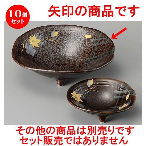 10個セット ☆ 刺身鉢 ☆ 春秋三ツ足向付 [ 152 x 45mm ] 【料亭 旅館 和食器 飲食店 業務用 】