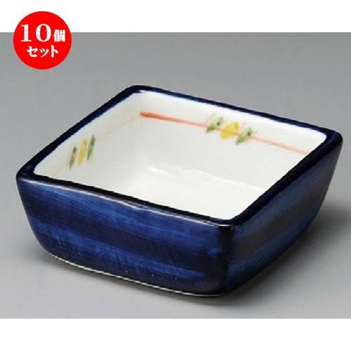 10個セット ☆ 小鉢 ☆ たんざく紋4.0角小鉢 [ 106 x 106 x 43mm ]  | 小鉢 和食器 洋食器 おしゃれ 業務用