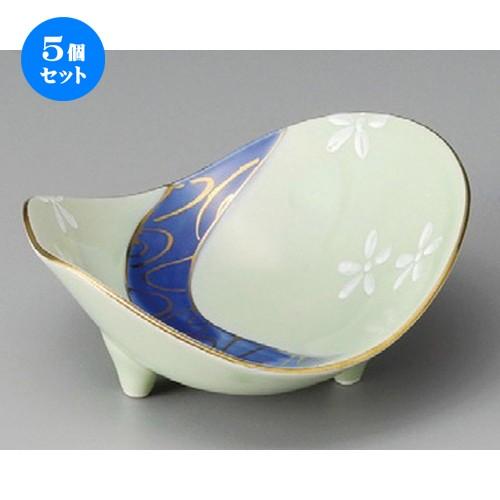 5個セット ☆ 小鉢 ☆ 若草流水小花石庭小鉢 [ 145 x 125 x 60mm ]  | 小鉢 和食器 洋食器 おしゃれ 業務用