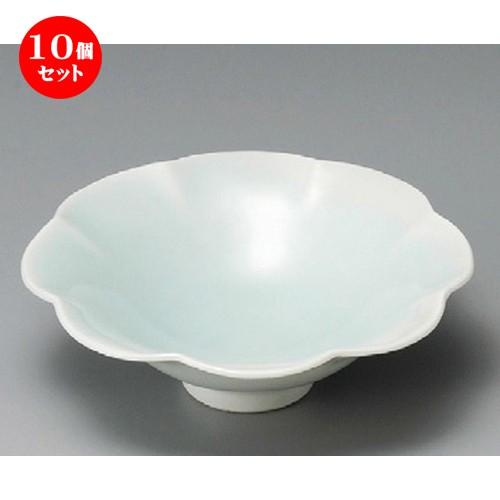 10個セット ☆ 小鉢 ☆ 青白磁輪花4.8鉢 [ 145 x 47mm ]  | 小鉢 和食器 洋食器 おしゃれ 業務用