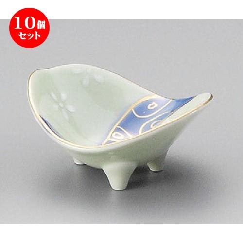 10個セット ☆ 珍味 ☆ 若草流水小花石庭珍味 [ 100 x 83 x 45mm ] 【料亭 旅館 和食器 飲食店 業務用 】
