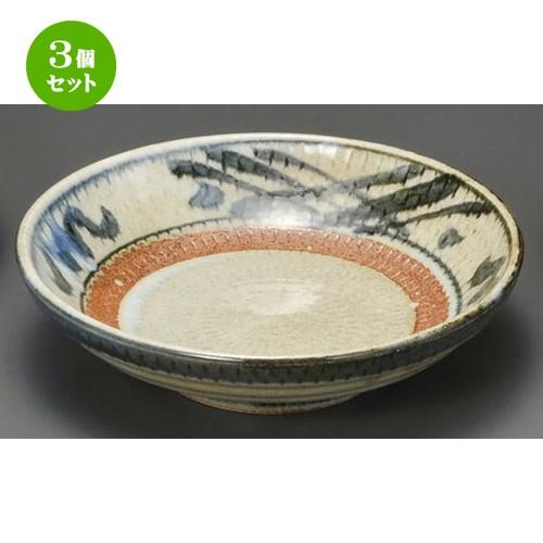 3個セット ☆ 麺皿 ☆ 信楽格子7.5麺皿 [ 230 x 65mm ] 【蕎麦屋 定食屋 和食器 飲食店 業務用 】