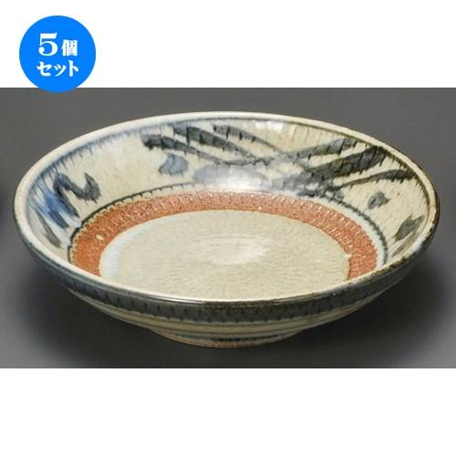 5個セット ☆ 麺皿 ☆ 信楽格子7.0麺皿 [ 210 x 58mm ] 【蕎麦屋 定食屋 和食器 飲食店 業務用 】