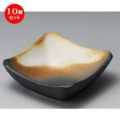 10個セット ☆ 小鉢 ☆ 夜明け四角鉢（中） [ 138 x 138 x 56mm ]  | 小鉢 和食器 洋食器 おしゃれ 業務用