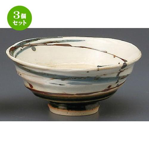 復興織部蓋茶碗5客組 江戸後期 幕末 絵瀬戸 飯茶碗 織部焼